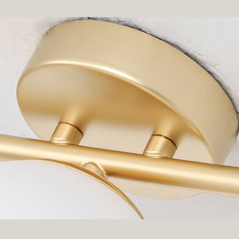 Valentina Modern Dome Metal Bathroom & Vanity Wall Lamps, Multicolor