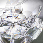 Arisha Unique Diamond Flower Metal Pendant Light, Living Room