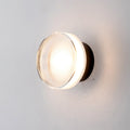 Arisha Modern Mini Bowl Metal Wall Lamp, Black/Gold