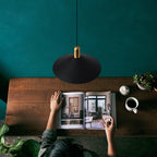 Aria Vintage Umbrella Monochrome Pendant Light