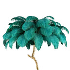 O'Moore Nordic Luxury Unique Ostrich Feather Floor Lamp/Table Lamp