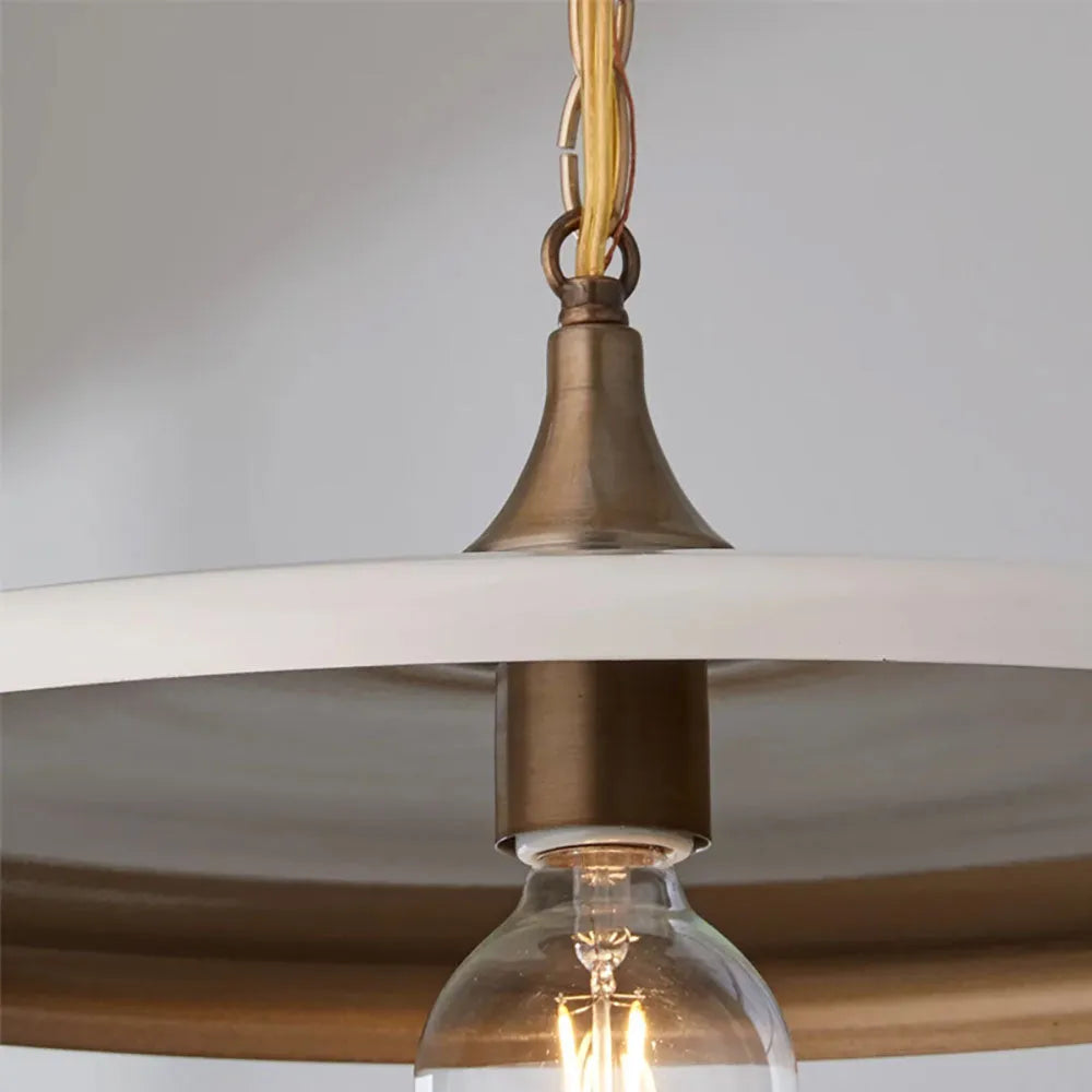 Arisha Industrial Vintage Pendant Light White/Black/Gold
