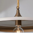 Arisha Industrial Vintage Pendant Light White/Black/Gold
