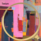 Wall Art Abstract Geometric Maximalist Block