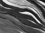 Wall Art Abstract Motion Deep Black Artistic Linen