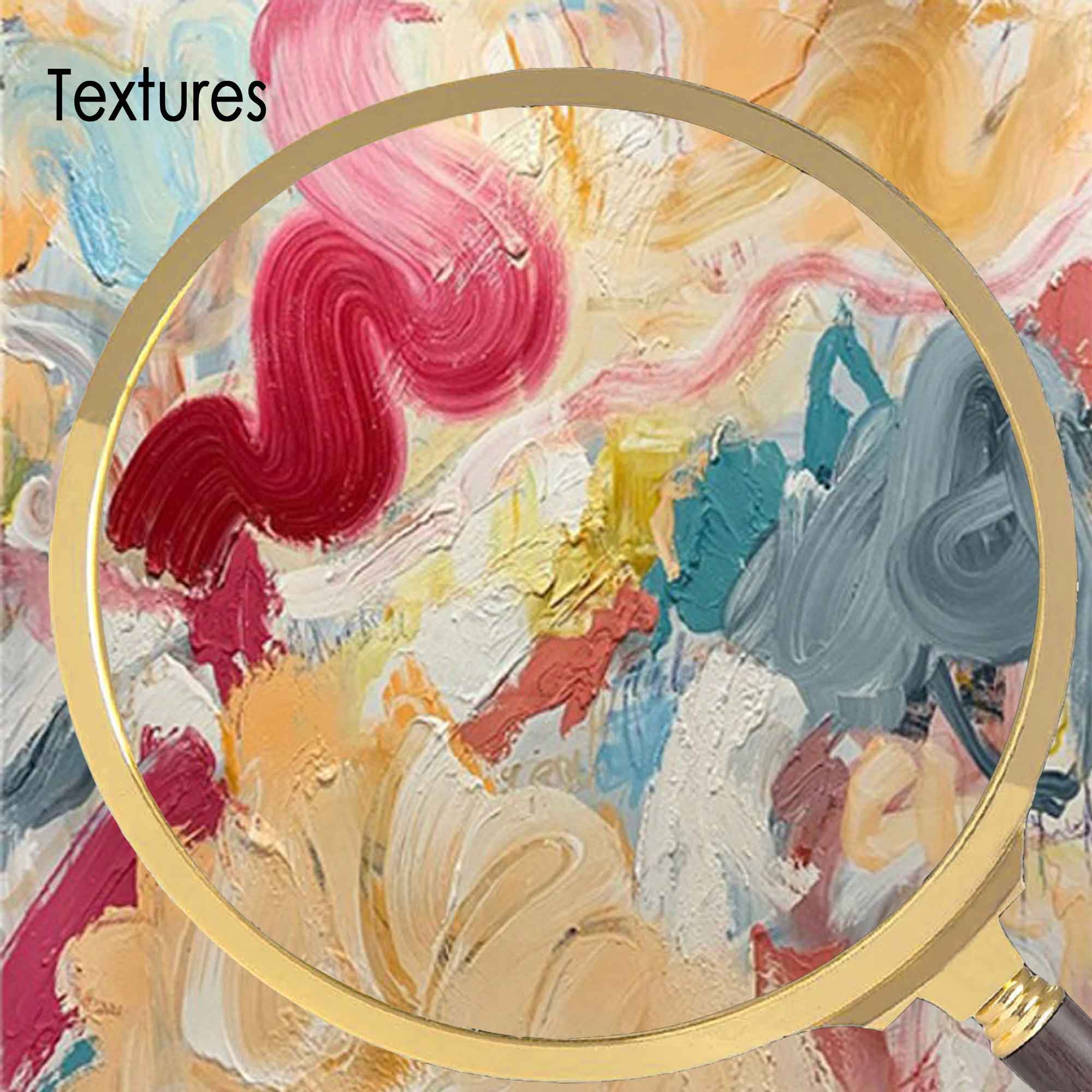 Wall Art Abstract Expressionist Maximalist Decor