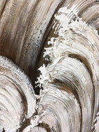Brown Wave Texture 2 Piece Wall Art Set