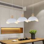 Valentina Colorful Shade Single Pendant Lights, Wood & Metal