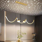Arisha Nordic Globe Wavy Metal/ Pendant Light