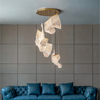 Arisha Luxury Artistic Chandelier, Gold