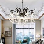 Kristy Luxury Wisteria Flower Crystal Chandelier