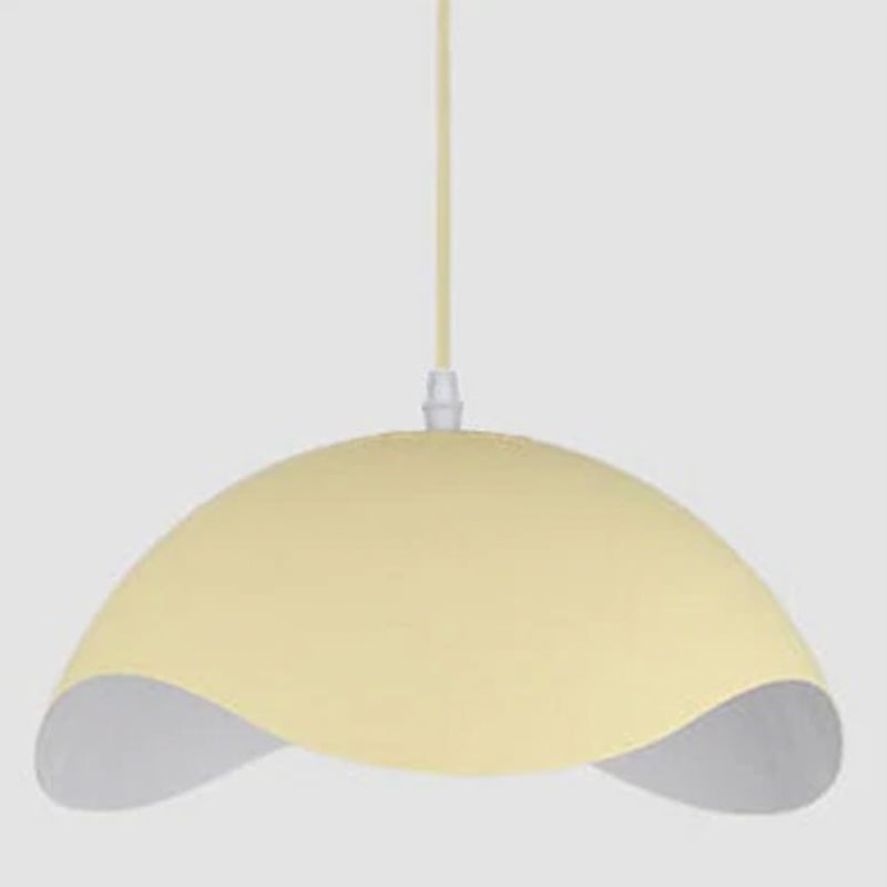Valentina Colorful Shade Single Pendant Lights, Wood & Metal