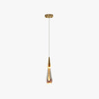Kristy Pendant Light Crystal & Glass Droplet, Gold