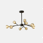 Valentina Modern Blown Metal Pendant Light, Gold