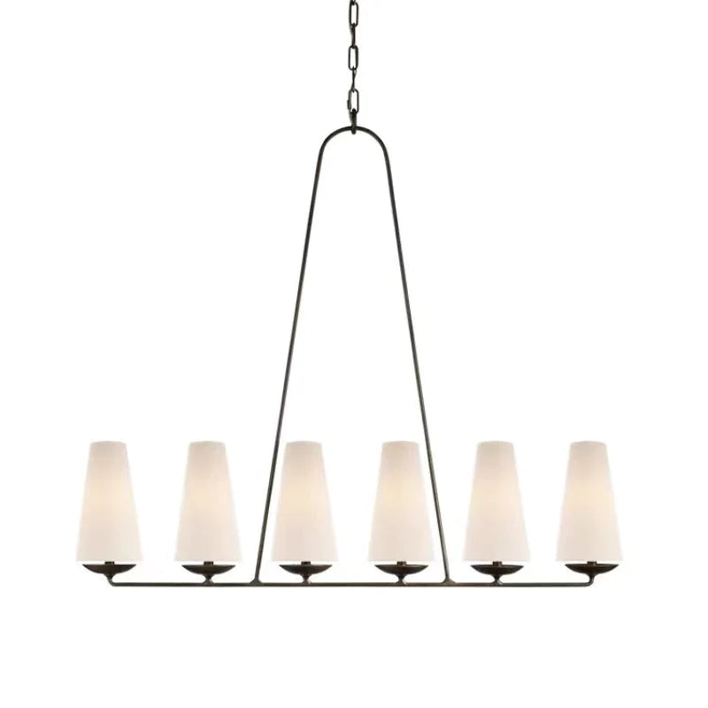Silva Vintage LED Chandeliers White Black Bedroom Kitchen