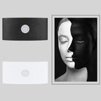Ray Modern Simple Metal/ Fixtures Up And Down LED Light Wall Lamp, Black/White