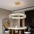 Kristy Elegant Round Crystal Chandelier, Clear