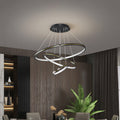 Arisha LED Rings Adjustable Pendant Light For Living Room &Dining Room