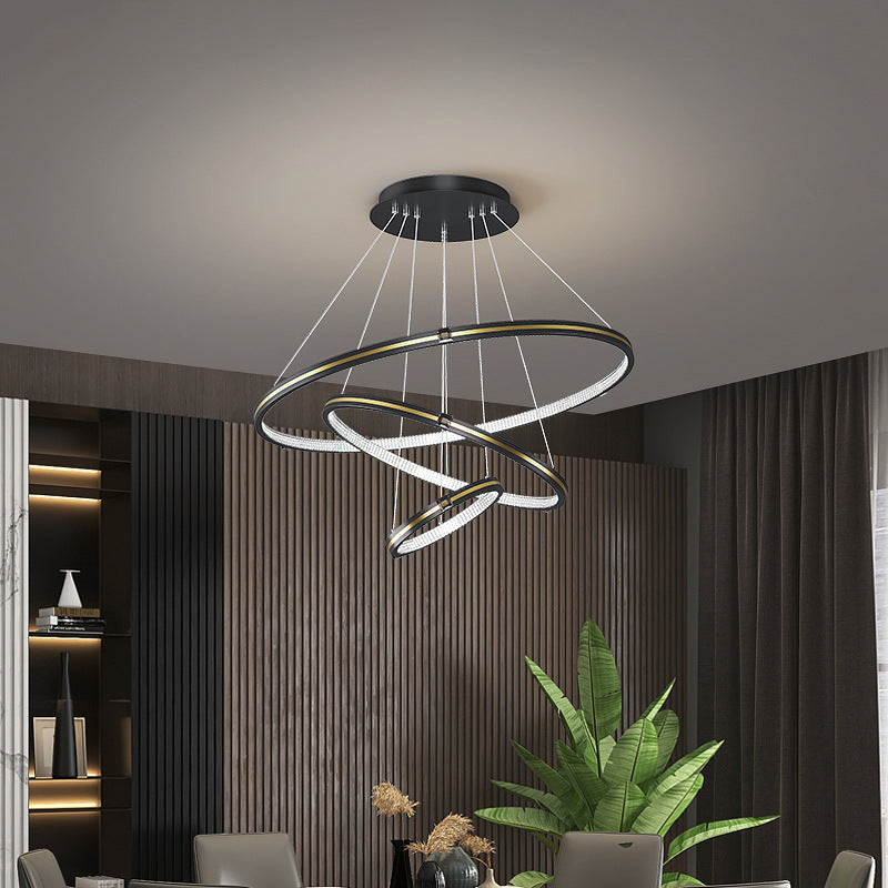 Arisha LED Rings Adjustable Pendant Light For Living Room &Dining Room