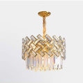 Kristy Luxury Gold Chandelier, Crystal & Metal