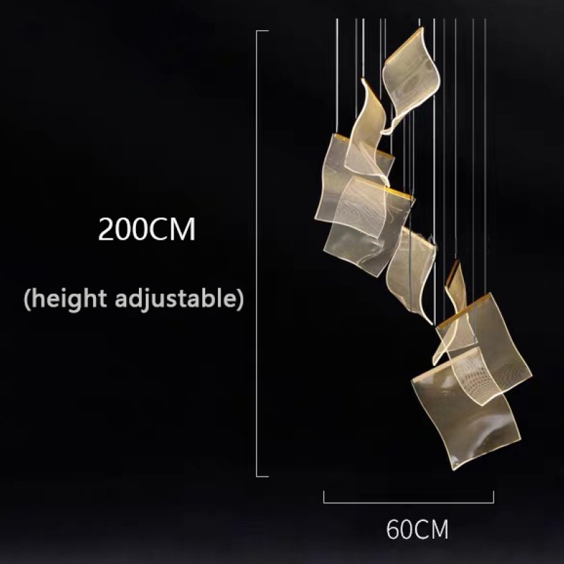 Arisha Luxury Artistic Chandelier, Gold
