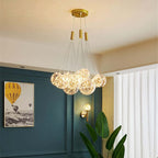 Valentina Glass Globe Bubble Pendant Light LED Stary