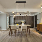 Arisha Pendant Light Bubble Circle Modern Black/Gold, Bedroom