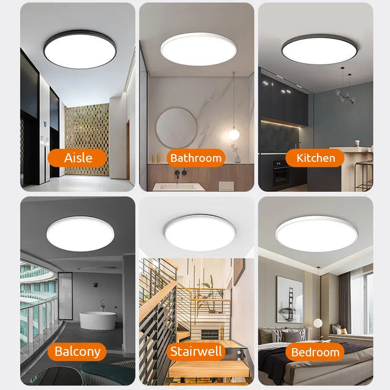 Yani Round Bathroom Led Ceiling Light