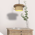 Valentina Vintage Wood Cup Pendant Light Bedroom