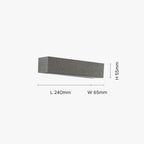 Fyra LED Outdoor Wall Lamp, Black & White