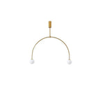 Arisha Minimalist Linear Mobile Pendant Light, Black