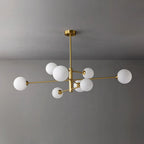 Valentina Modern Glass Shade Pendant Light, Copper/Black