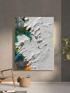 Color Accents Impasto Painting