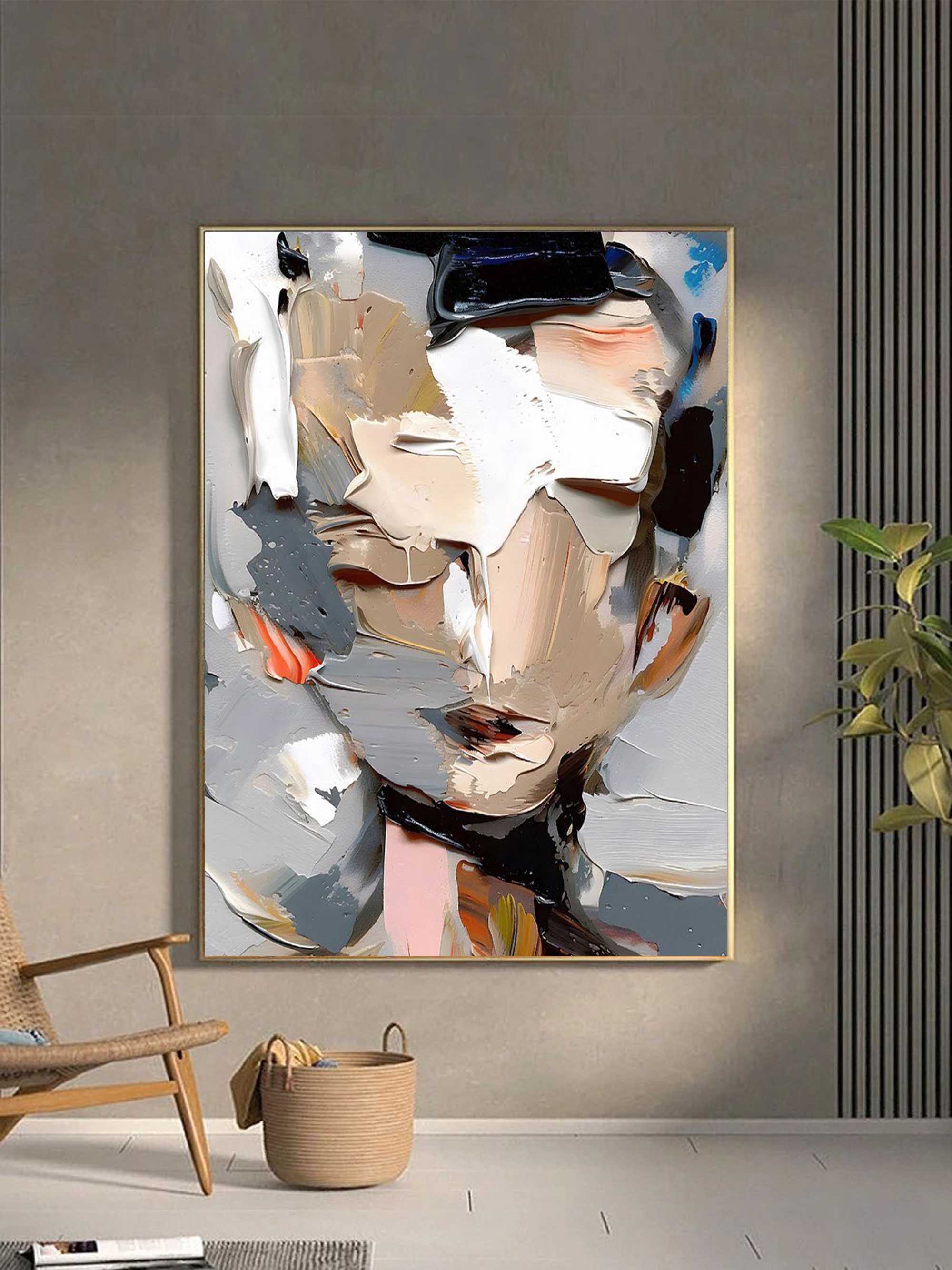 Elias Colorful Portrait Painting