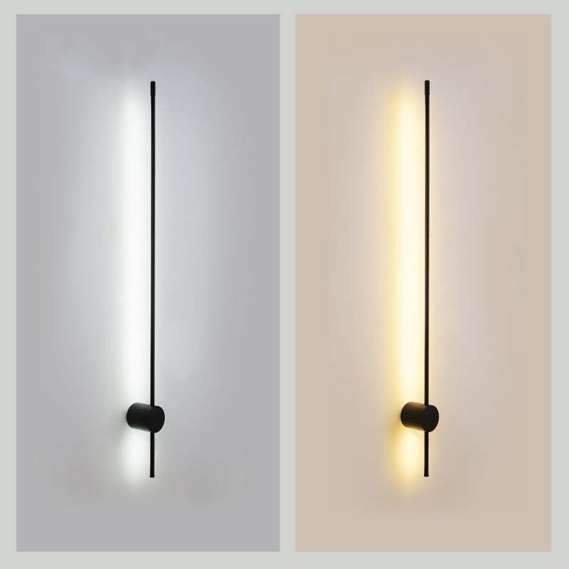 Arisha Modern Minimalist LED Wall Reading Lamp, Black
