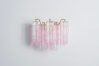 Aurora Wall Light Tronchi Glass Tube Tiered Amber Modern