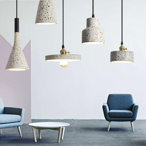 Aria Modern Stone Pendant Light, 5 Style