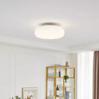 Arisha Flush Mount Ceiling Light Modern, Metal/, White, Bedroom