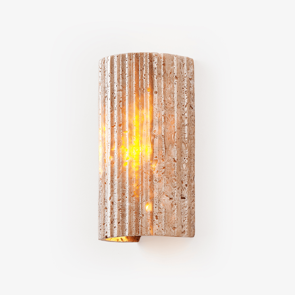 Sysilion Travertine Wall Light