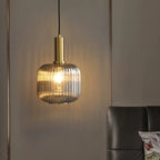 Valentina Pendant Light Crystal, Moru Glass, Cognac/Green/Grey, Kitchen Island