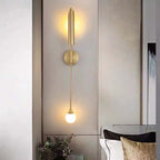 Phira Luxury Double-head Golden Scabbard Wall Lamp