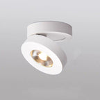 Arisha Modern Ceiling lighting Round, Novak Flush Mount, White/Black, Kitchen