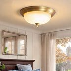 Arisha Flush Mount Ceiling Light  Brass Retro LED Living Room Bedroom