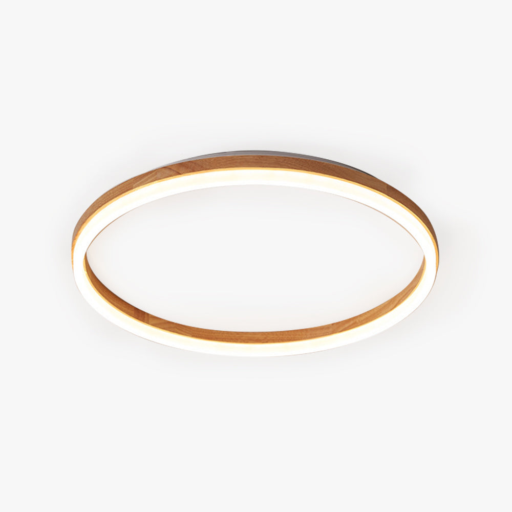 Tomo Flush Mount Ceiling Light Wood