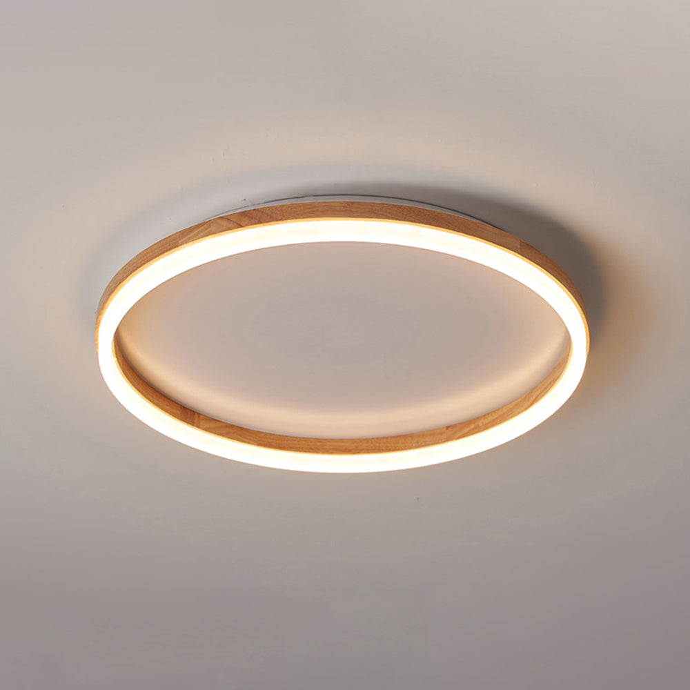 Tomo Flush Mount Ceiling Light Wood