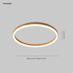 Tomo Flush Mount Ceiling Light Wood