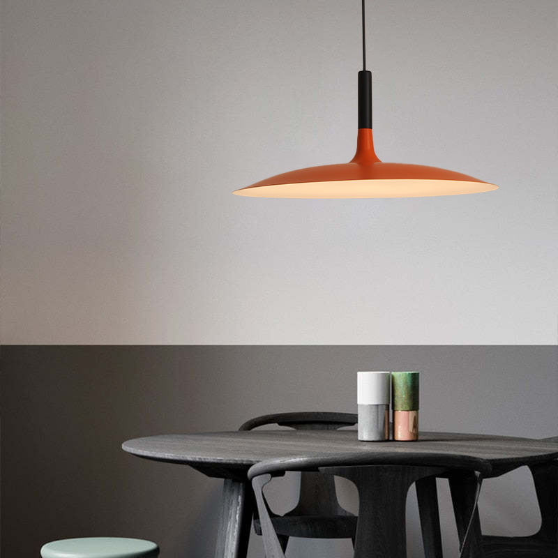 Rava Pendant Light Pan, Plate Shape Modern Design