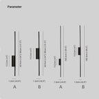 Arisha Modern Linear Metal& Bedroom Wall Lamp, Black/Brass