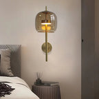 Arisha Modern Indoor Wall Lamp Metal Glass Bedroom