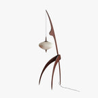 Mira Artificial Paper & Wood Floor Lamp